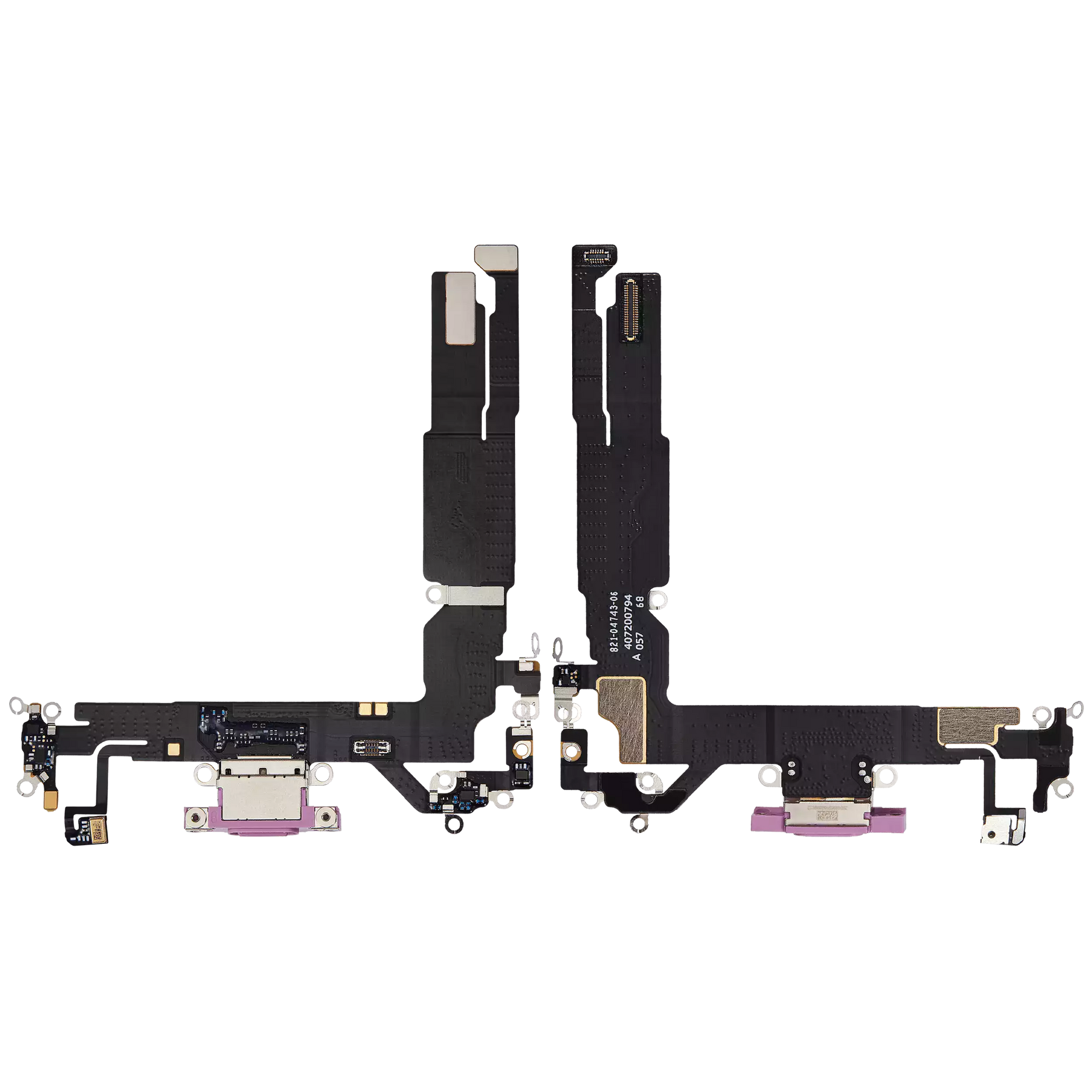 Charging Port Flex Cable Compatible For iPhone 16 (Premium) (Pink)