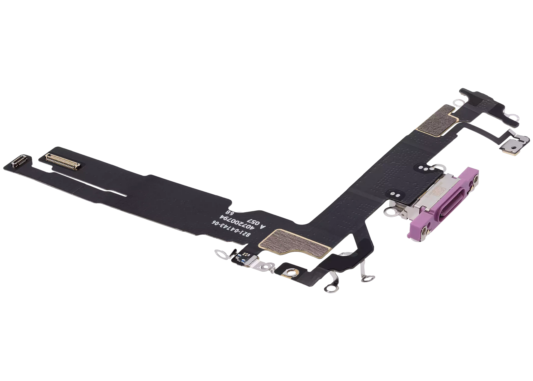 Charging Port Flex Cable Compatible For iPhone 16 (Premium) (Pink)