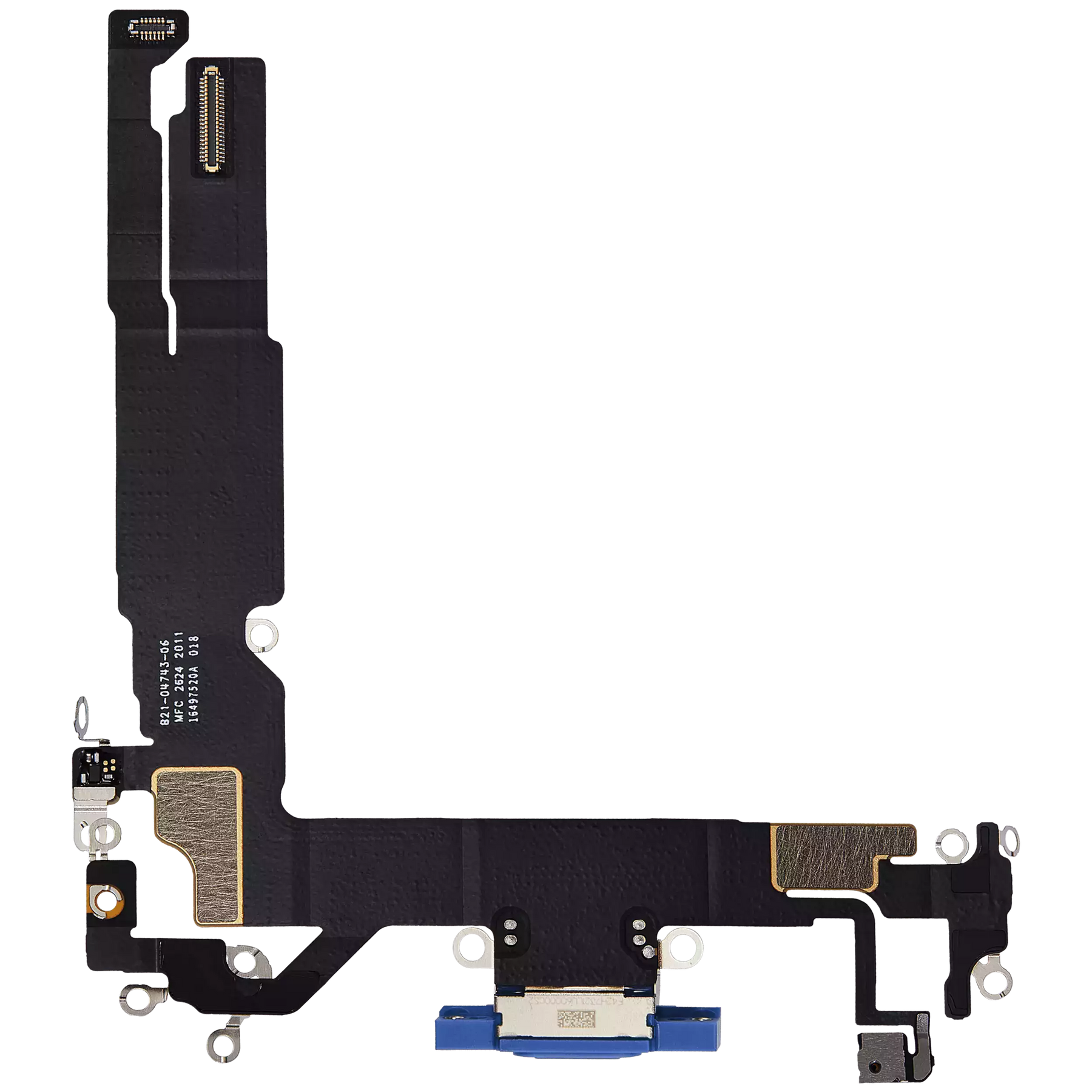 Charging Port Flex Cable Compatible For iPhone 16 (Premium) (Ultramarine)