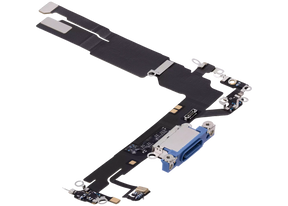Charging Port Flex Cable Compatible For iPhone 16 (Premium) (Ultramarine)