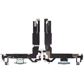 Charging Port Flex Cable Compatible For iPhone 16 (Premium) (Teal)