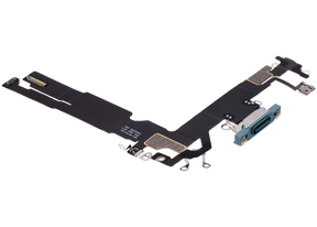 Charging Port Flex Cable Compatible For iPhone 16 (Premium) (Teal)