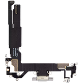 Charging Port Flex Cable Compatible For iPhone 16 (Premium) (White)