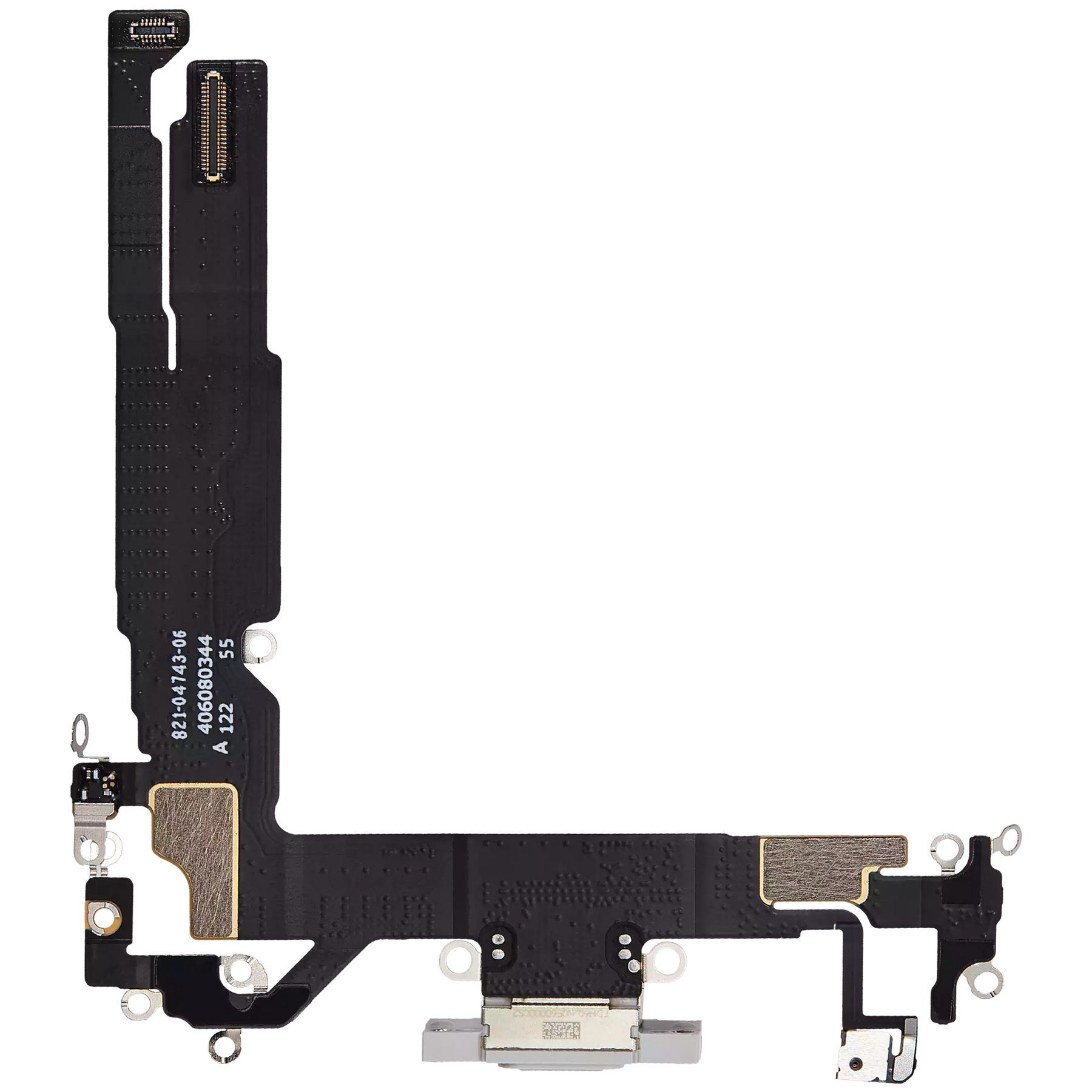 Charging Port Flex Cable Compatible For iPhone 16 (Premium) (White)