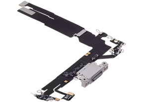 Charging Port Flex Cable Compatible For iPhone 16 (Premium) (White)