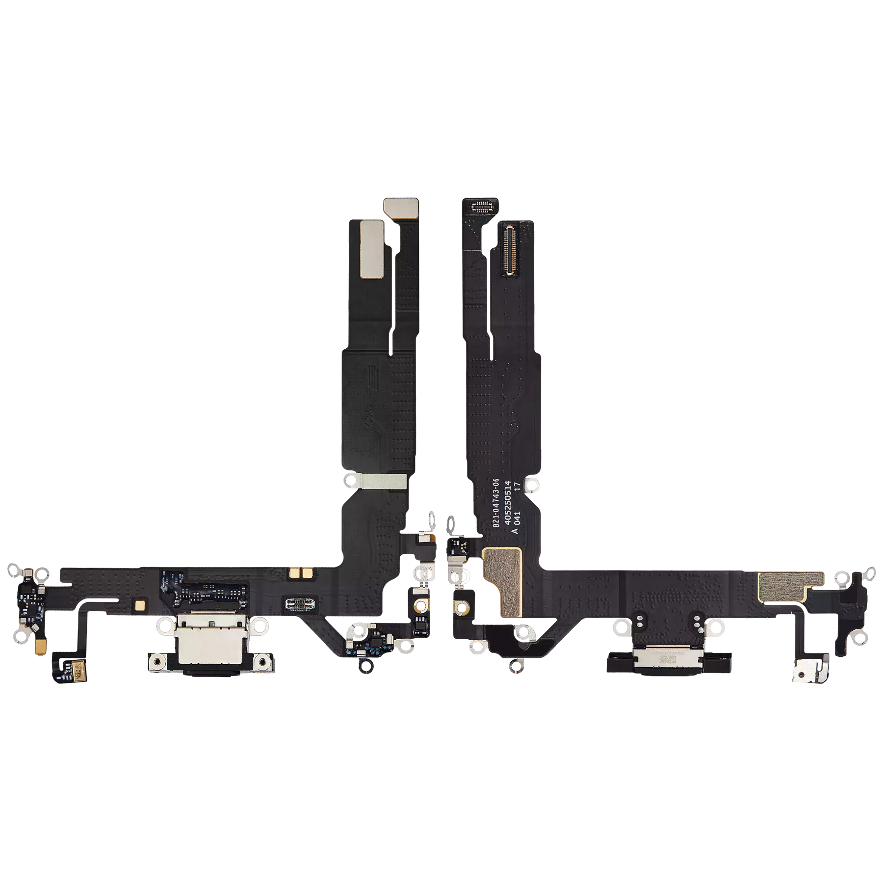Charging Port Flex Cable Compatible For iPhone 16 (Premium) (Black)