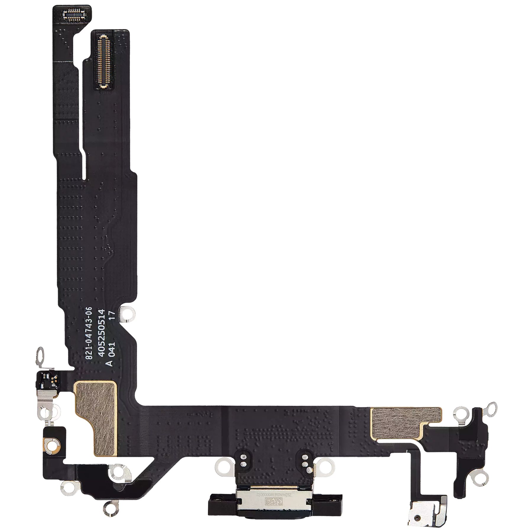 Charging Port Flex Cable Compatible For iPhone 16 (Premium) (Black)