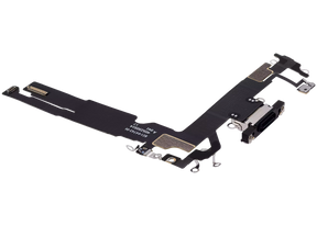 Charging Port Flex Cable Compatible For iPhone 16 (Premium) (Black)