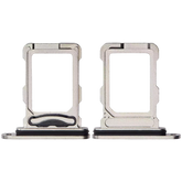 Dual Sim Card Tray Compatible For iPhone 16 Pro / 16 Pro Max (Natural Titanium)