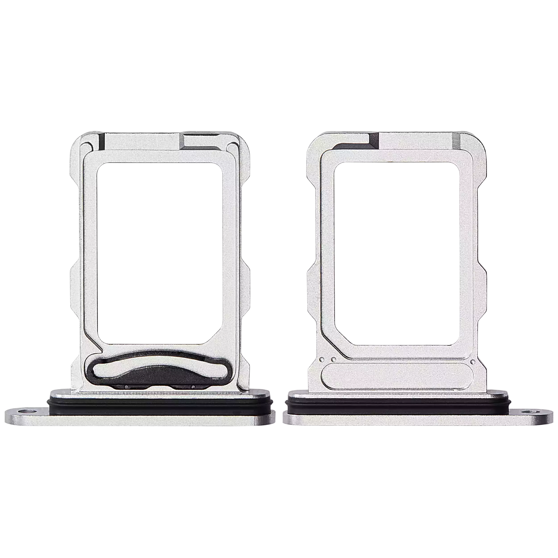 Dual Sim Card Tray Compatible For iPhone 16 Pro / 16 Pro Max (White Titanium)