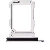 Dual Sim Card Tray Compatible For iPhone 16 Pro / 16 Pro Max (White Titanium)