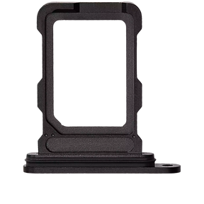 Dual Sim Card Tray Compatible For iPhone 16 Pro / 16 Pro Max (Black Titanium)