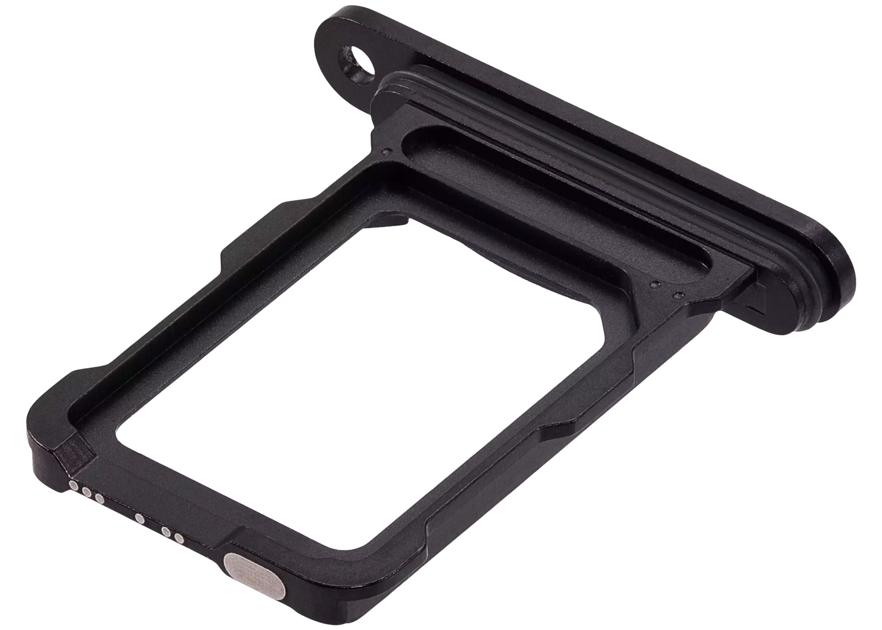 Dual Sim Card Tray Compatible For iPhone 16 Pro / 16 Pro Max (Black Titanium)