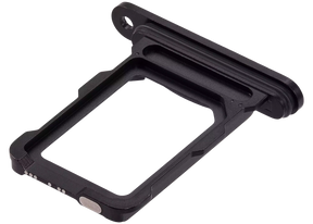 Dual Sim Card Tray Compatible For iPhone 16 Pro / 16 Pro Max (Black Titanium)