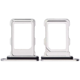 Single Sim Card Tray Compatible For iPhone 16 Pro / 16 Pro Max (White Titanium)