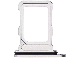 Single Sim Card Tray Compatible For iPhone 16 Pro / 16 Pro Max (White Titanium)