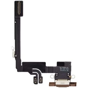 Charging Port Flex Cable Compatible For iPhone 16 Pro (Premium) (Desert Titanium)