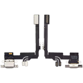 Charging Port Flex Cable Compatible For iPhone 16 Pro (Premium) (Natural Titanium)