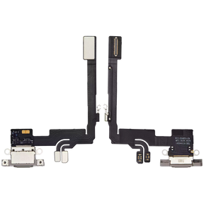 Charging Port Flex Cable Compatible For iPhone 16 Pro (Premium) (Natural Titanium)