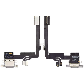 Charging Port Flex Cable Compatible For iPhone 16 Pro (Premium) (White Titanium)