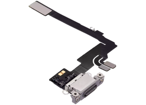 Charging Port Flex Cable Compatible For iPhone 16 Pro (Premium) (White Titanium)