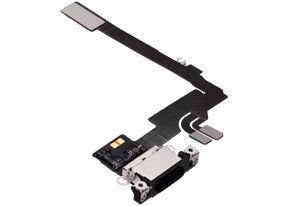 Charging Port Flex Cable Compatible For iPhone 16 Pro (Premium) (Black Titanium)