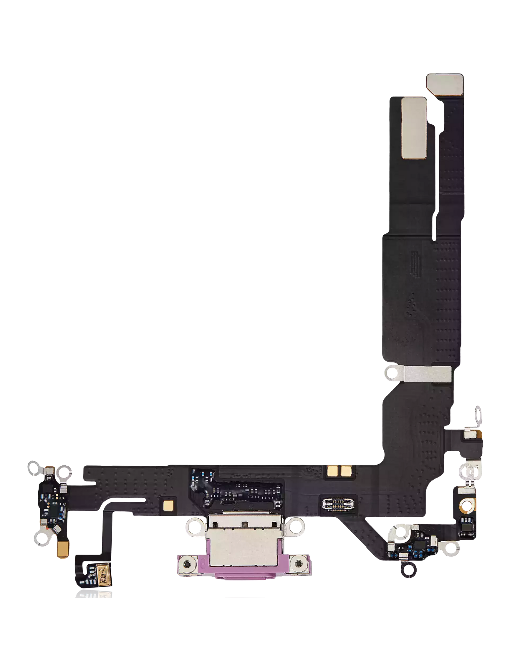Charging Port Flex Cable Compatible For iPhone 16 (Premium) (Pink)