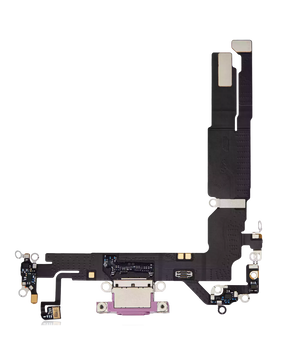 Charging Port Flex Cable Compatible For iPhone 16 (Premium) (Pink)