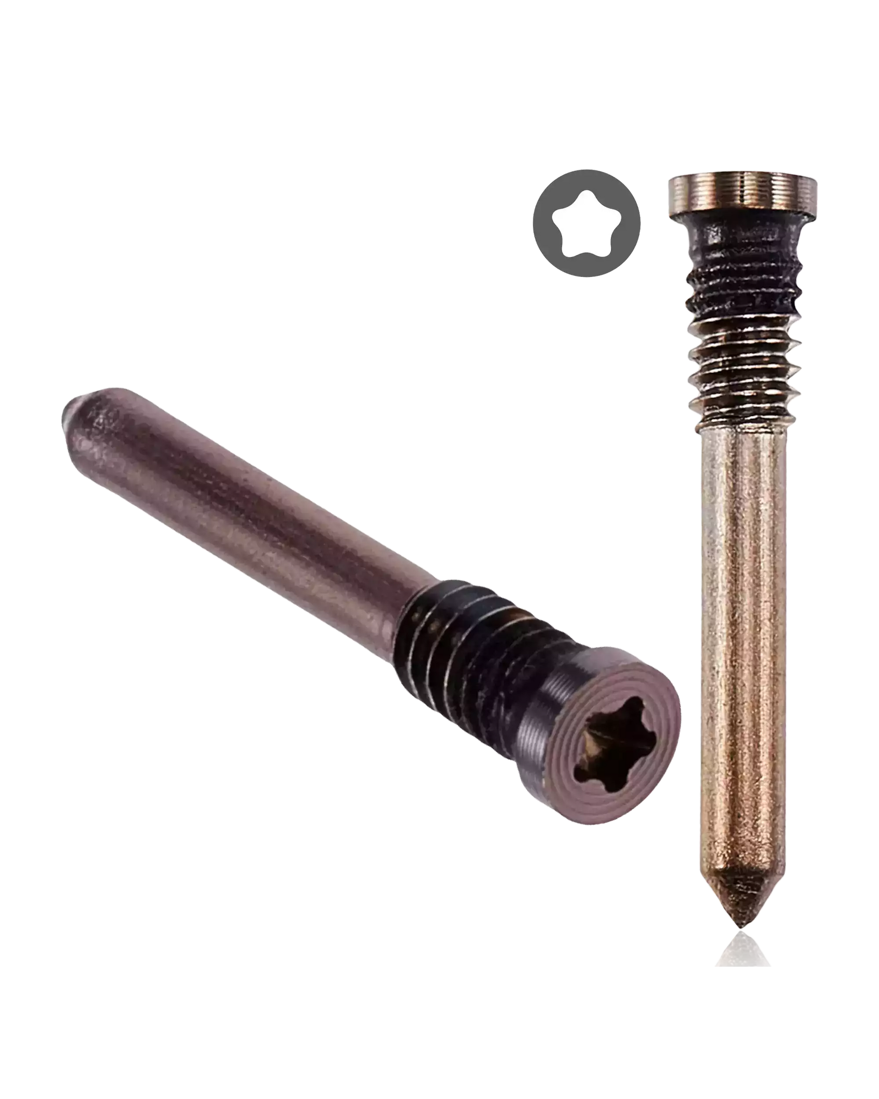 Bottom Screws Compatible For iPhone 16 Pro / 16 Pro Max (Gold) (100 Pack)