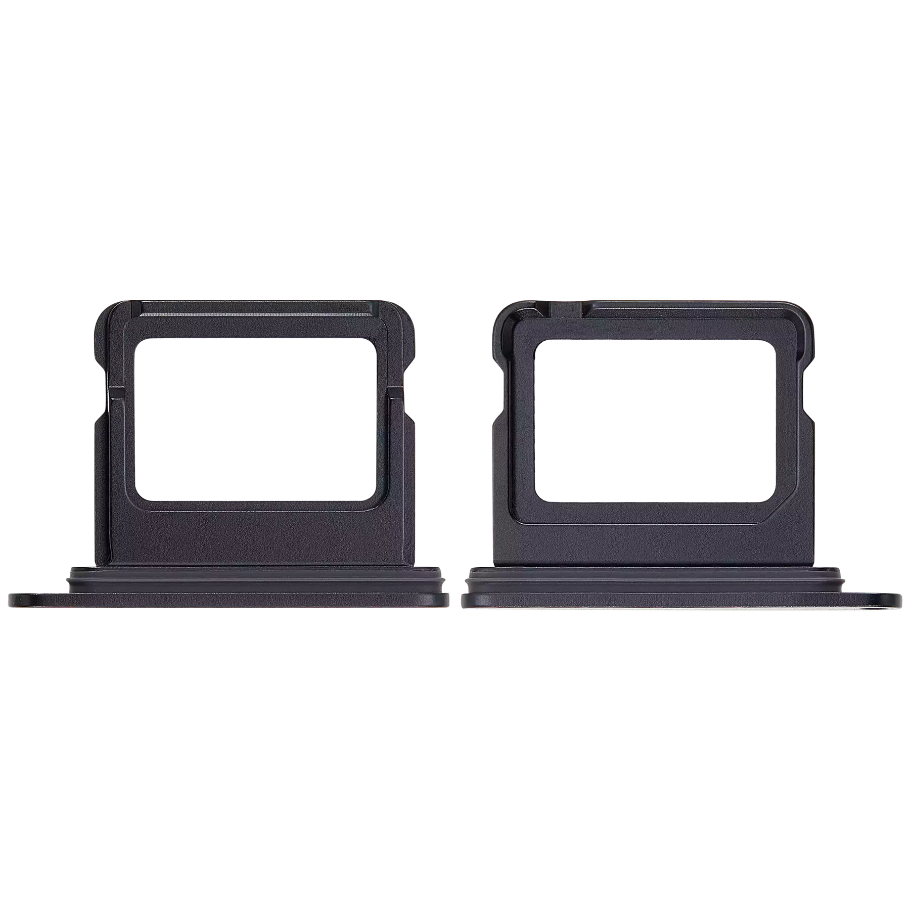 Single Sim Card Tray Compatible For iPhone 16 / 16 Plus (Black)