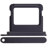 Single Sim Card Tray Compatible For iPhone 16 / 16 Plus (Black)