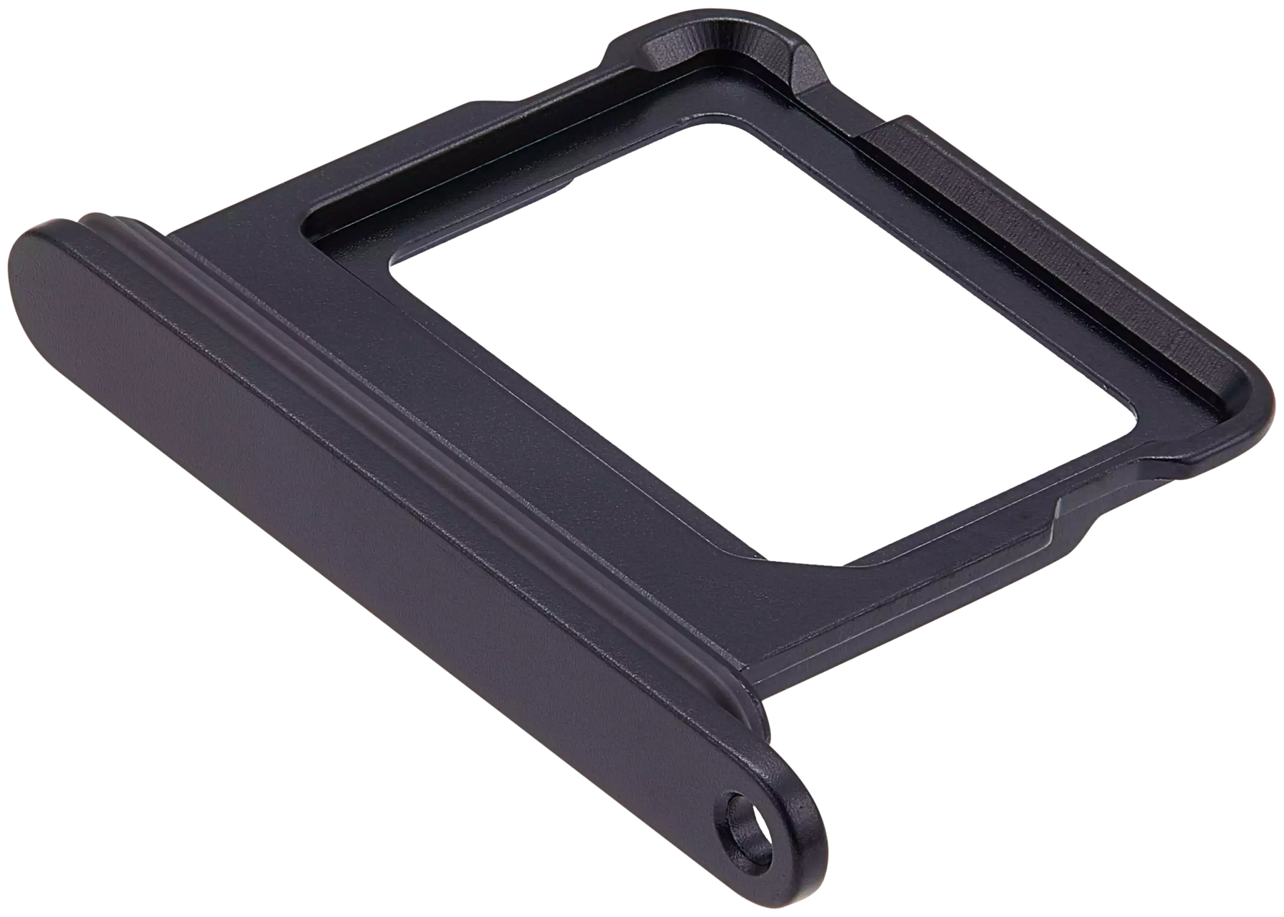 Single Sim Card Tray Compatible For iPhone 16 / 16 Plus (Black)
