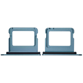 Single Sim Card Tray Compatible For iPhone 16 / 16 Plus (Teal)