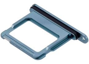 Single Sim Card Tray Compatible For iPhone 16 / 16 Plus (Teal)
