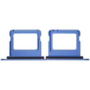 Single Sim Card Tray Compatible For iPhone 16 / 16 Plus (Ultramarine)