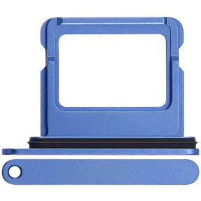 Single Sim Card Tray Compatible For iPhone 16 / 16 Plus (Ultramarine)