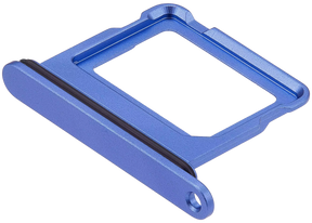 Single Sim Card Tray Compatible For iPhone 16 / 16 Plus (Ultramarine)