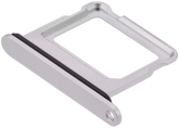 Dual Sim Card Tray Compatible For iPhone 16 / 16 Plus (White)