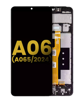 LCD Assembly With Frame Compatible For Samsung Galaxy A06 (A065 / 2024) (Refurbished) (All Colors)