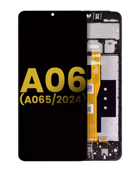 LCD Assembly With Frame Compatible For Samsung Galaxy A06 (A065 / 2024) (Refurbished) (All Colors)