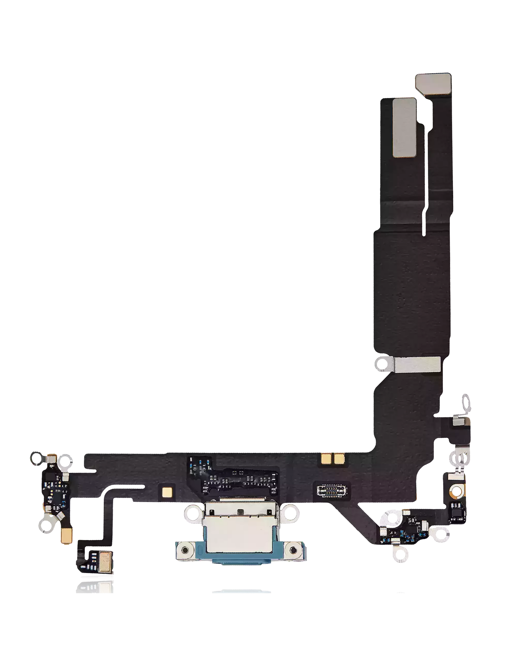 Charging Port Flex Cable Compatible For iPhone 16 (Premium) (Teal)