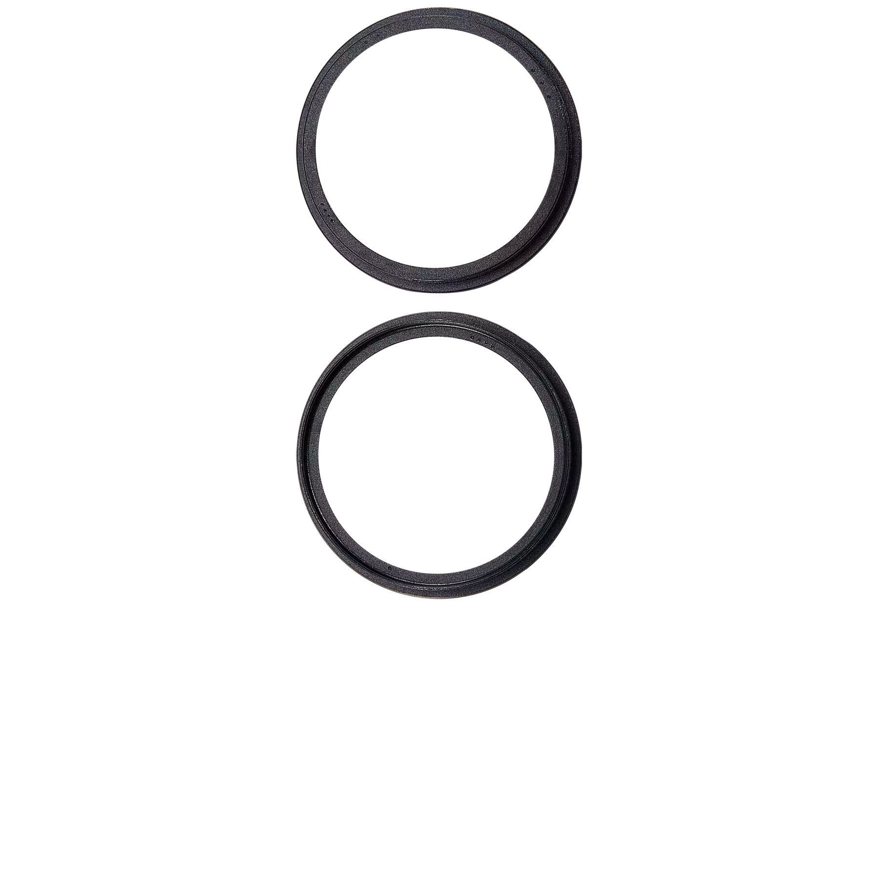 Back Camera Bezel Ring Only Compatible For iPhone 16 / 16 Plus (Black) (2 Piece Set)