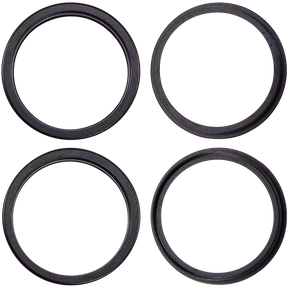 Back Camera Bezel Ring Only Compatible For iPhone 16 / 16 Plus (Black) (2 Piece Set)