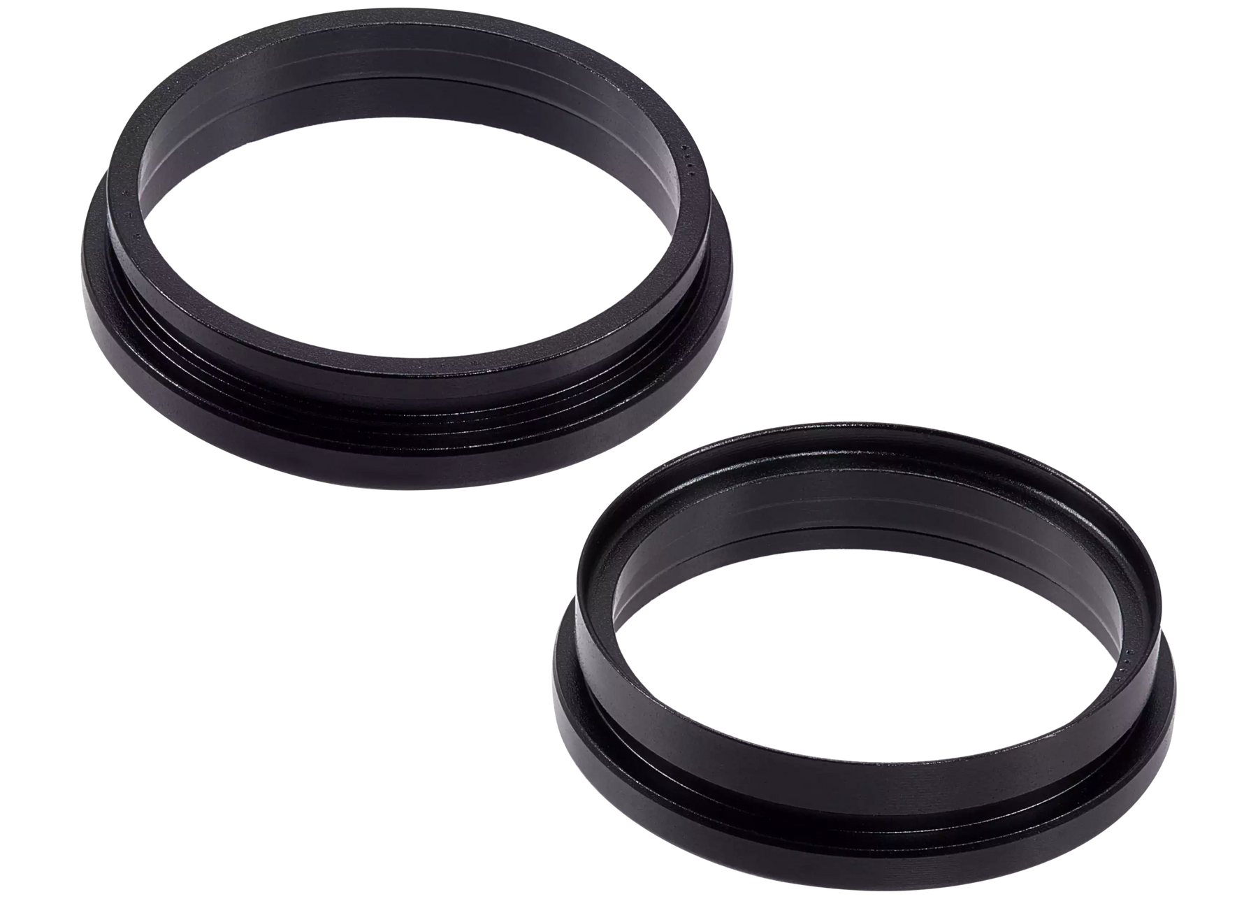 Back Camera Bezel Ring Only Compatible For iPhone 16 / 16 Plus (Black) (2 Piece Set)