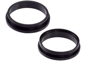 Back Camera Bezel Ring Only Compatible For iPhone 16 / 16 Plus (Black) (2 Piece Set)