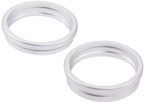 Back Camera Bezel Ring Only Compatible For iPhone 16 / 16 Plus (White) (2 Piece Set)