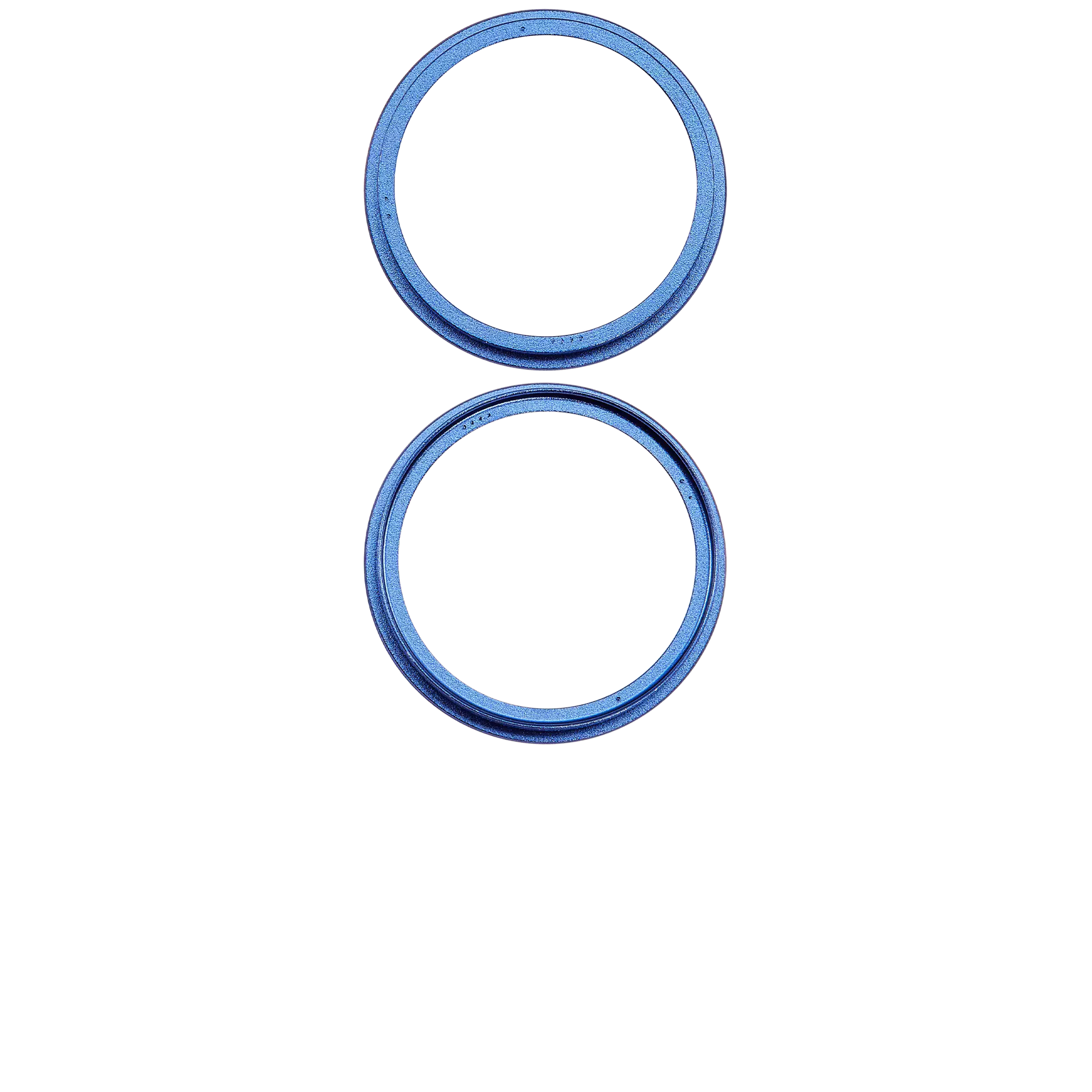 Back Camera Bezel Ring Only Compatible For iPhone 16 / 16 Plus (Ultramarine) (2 Piece Set)