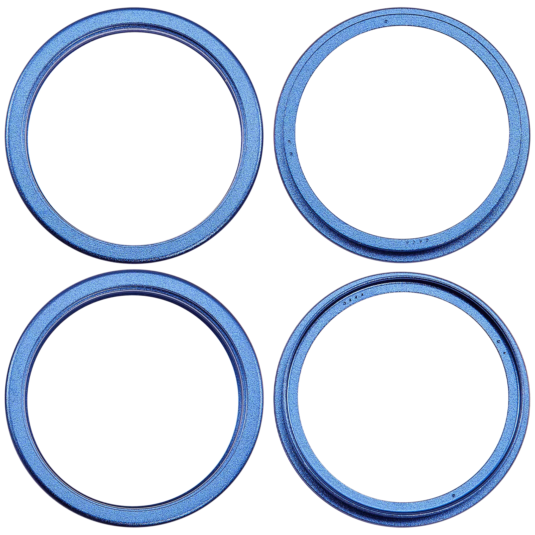 Back Camera Bezel Ring Only Compatible For iPhone 16 / 16 Plus (Ultramarine) (2 Piece Set)