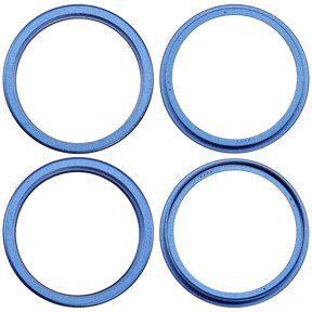 Back Camera Bezel Ring Only Compatible For iPhone 16 / 16 Plus (Ultramarine) (2 Piece Set)