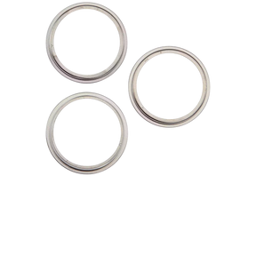 Back Camera Bezel Ring Only Compatible For iPhone 16 Pro / 16 Pro Max (Natural Titanium) (3 Piece Set)